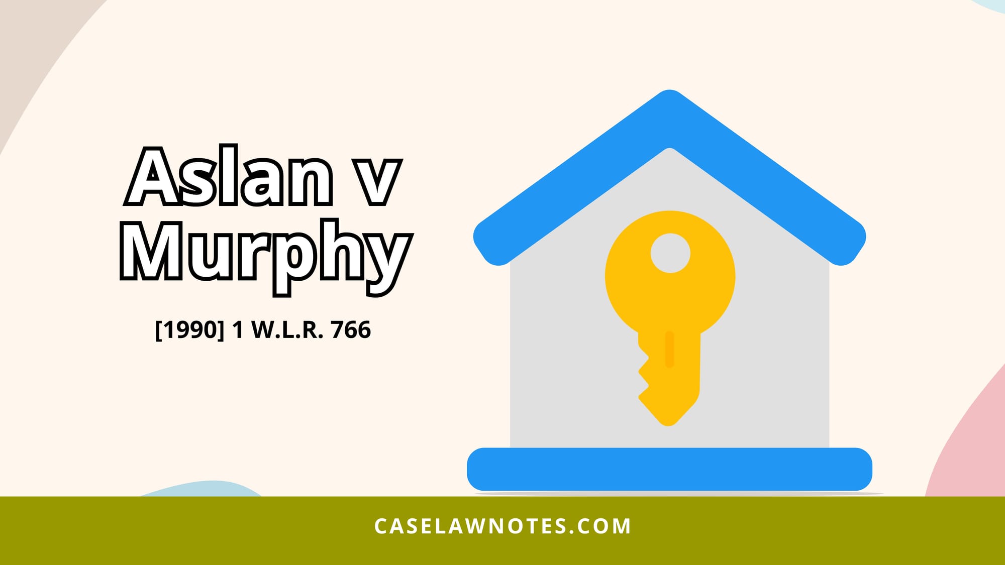 Aslan v Murphy - case analysis and summary 5