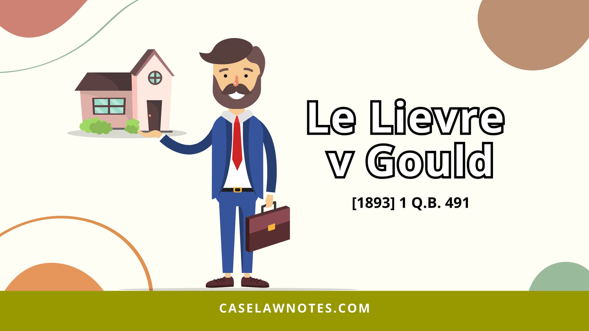 Le Lievre v Gould - case analysis - case summary 1