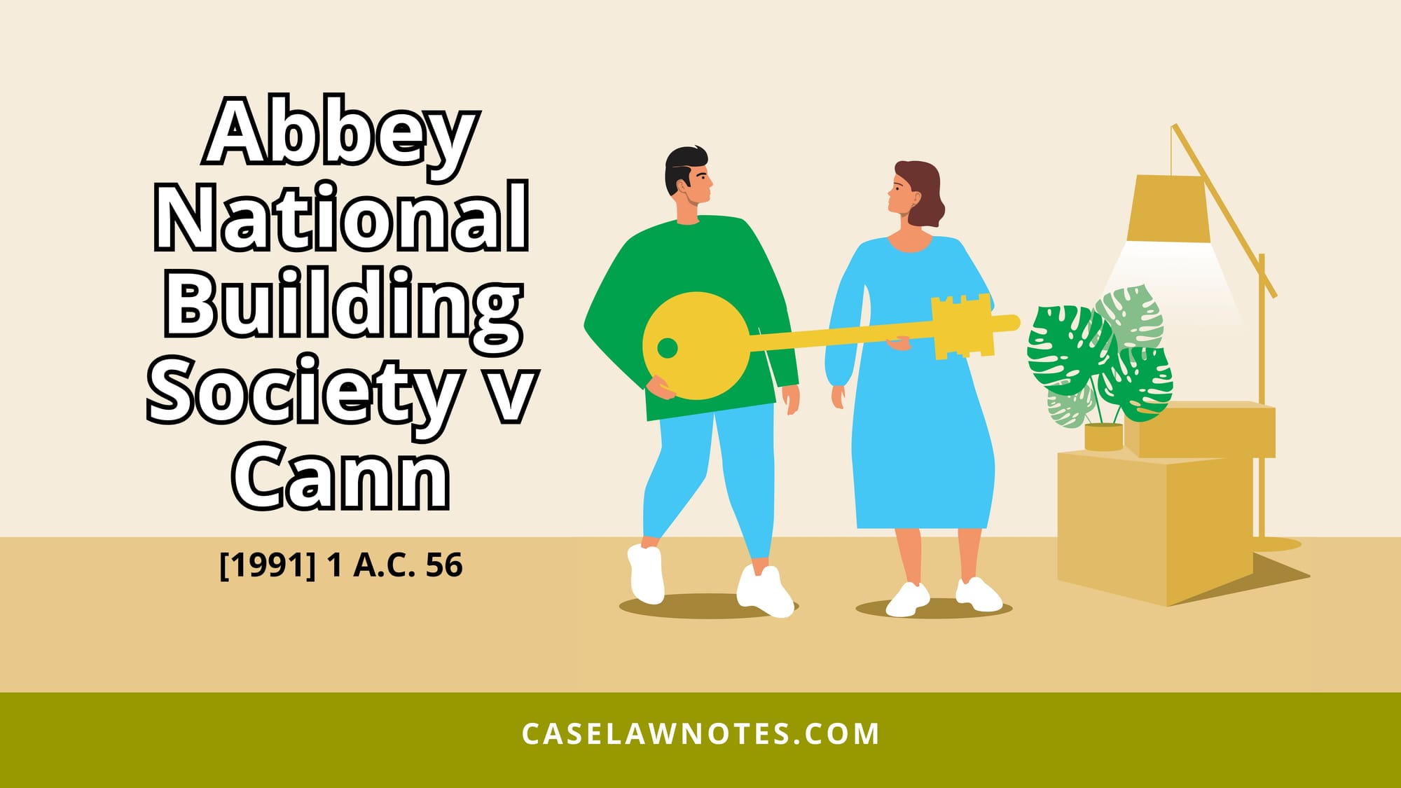 Abbey National Building Society v Cann - case summary