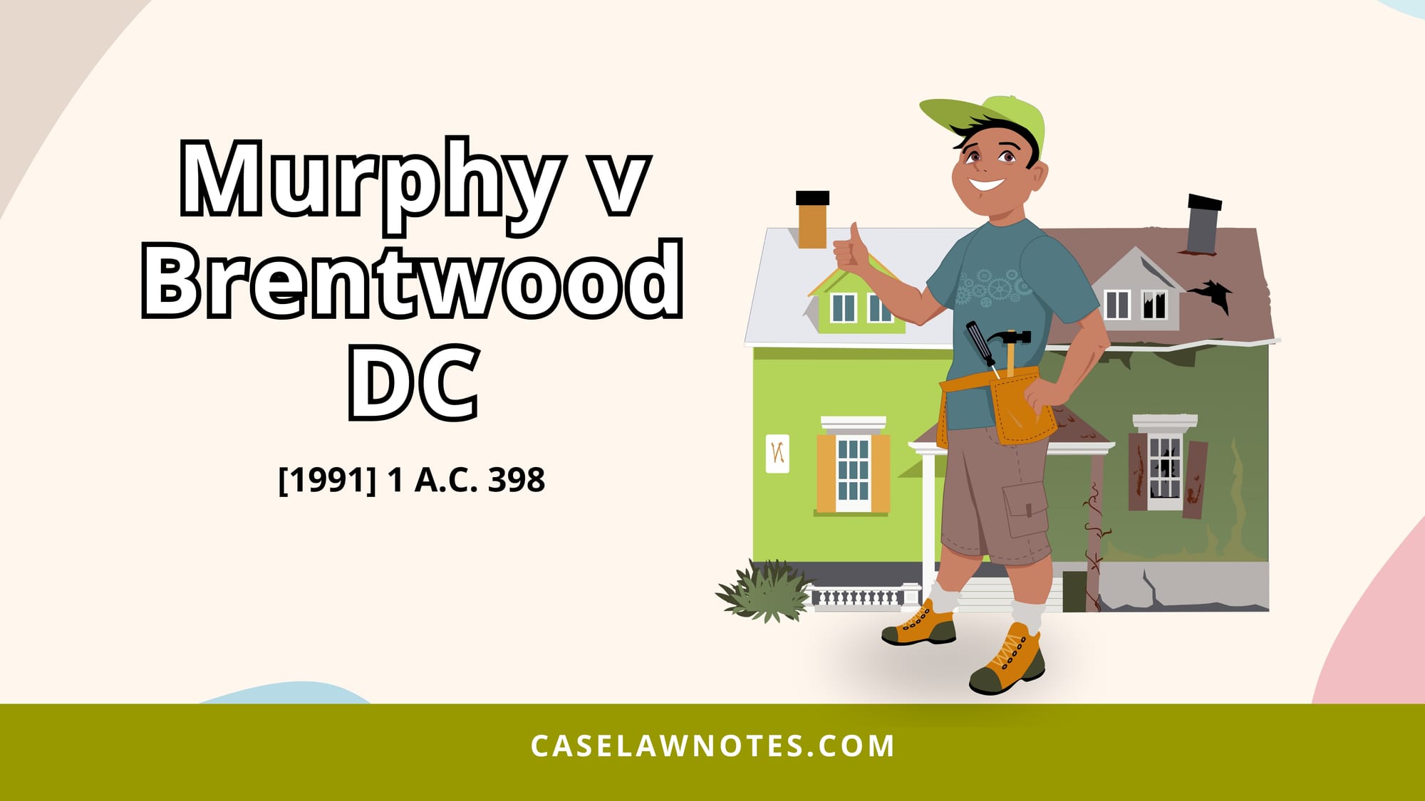Murphy v Brentwood District Council - duty of care - negligence - building inspection