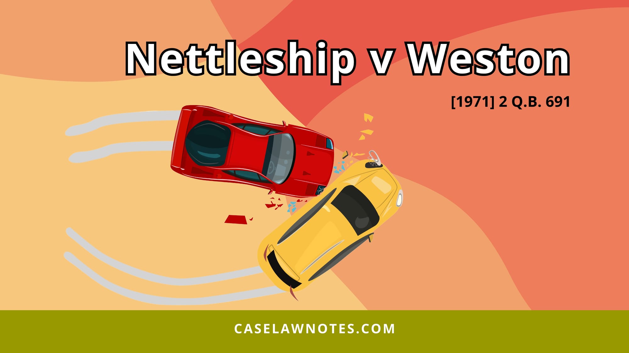 Nettleship v Weston - contributory negligence - duty of care