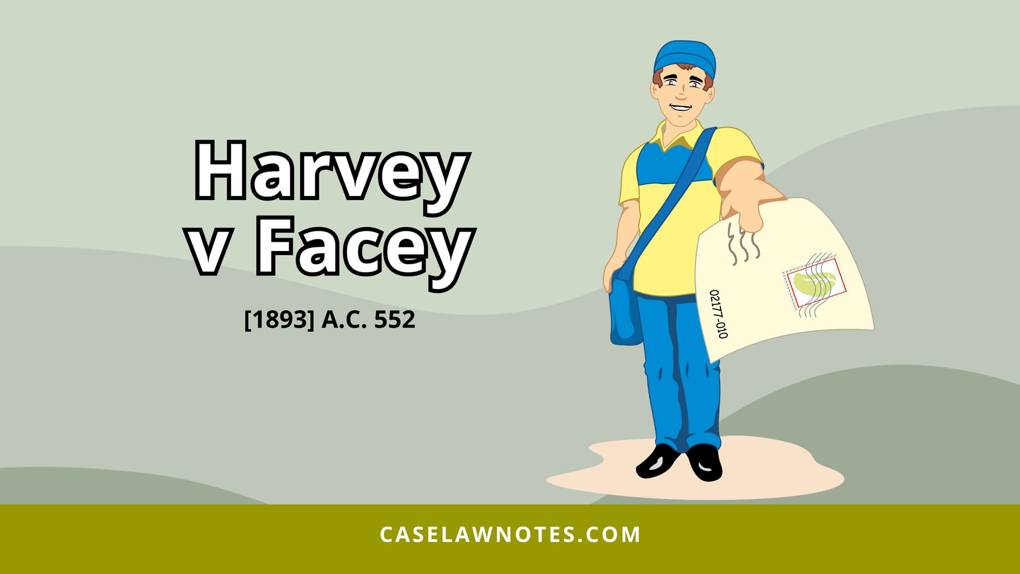 Harvey v Facey contract law case invitation to treat