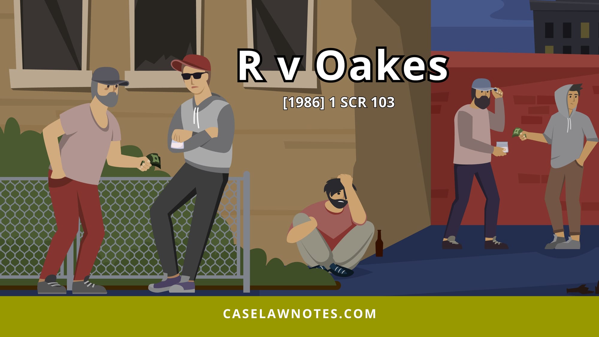 R v Oakes - case summary - criminal offence - beyond a reasonable doubt