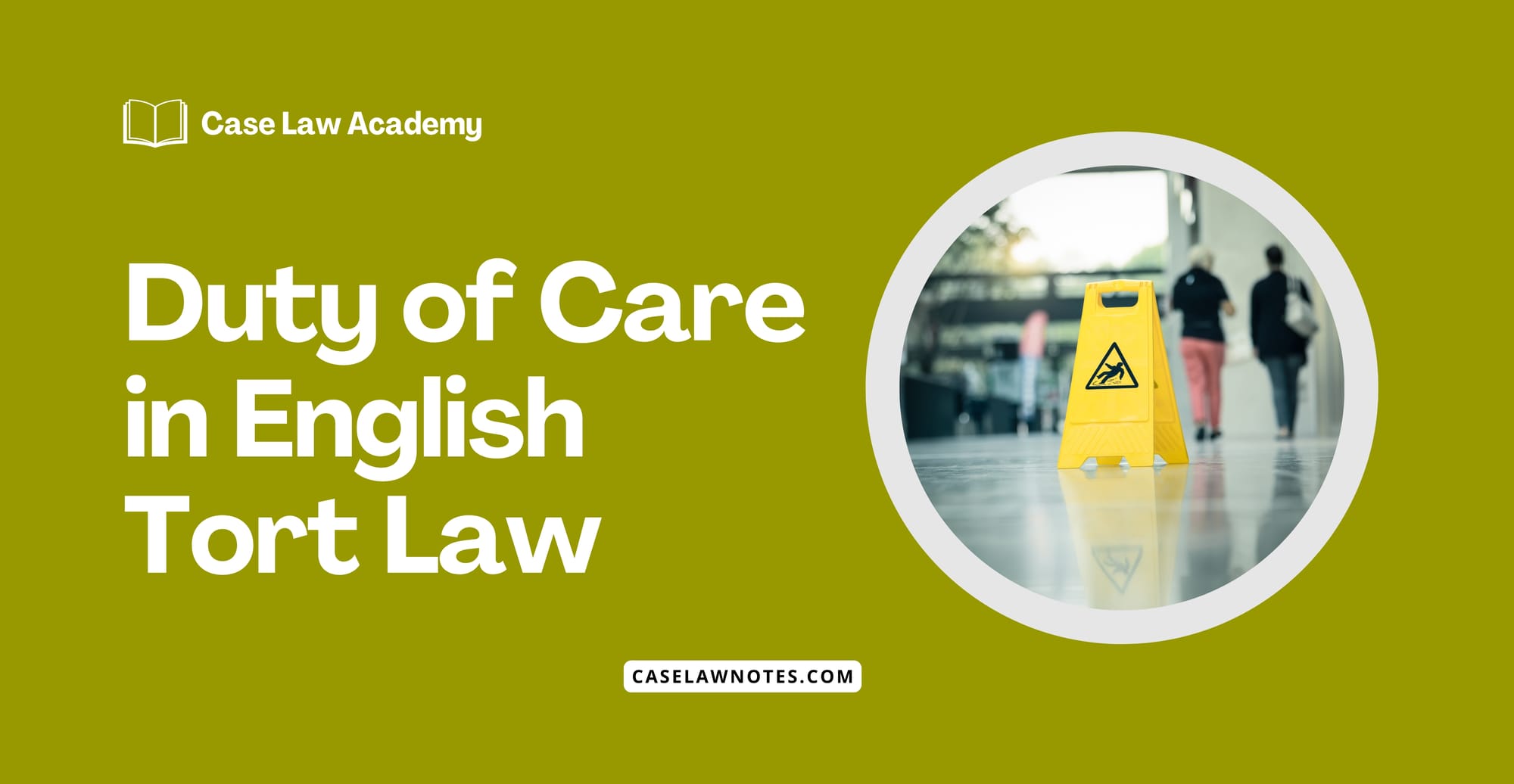 Duty of Care in English Tort Law - Legal Doctrines - Legal Principles - Tort of Negligence - Case Law Academy