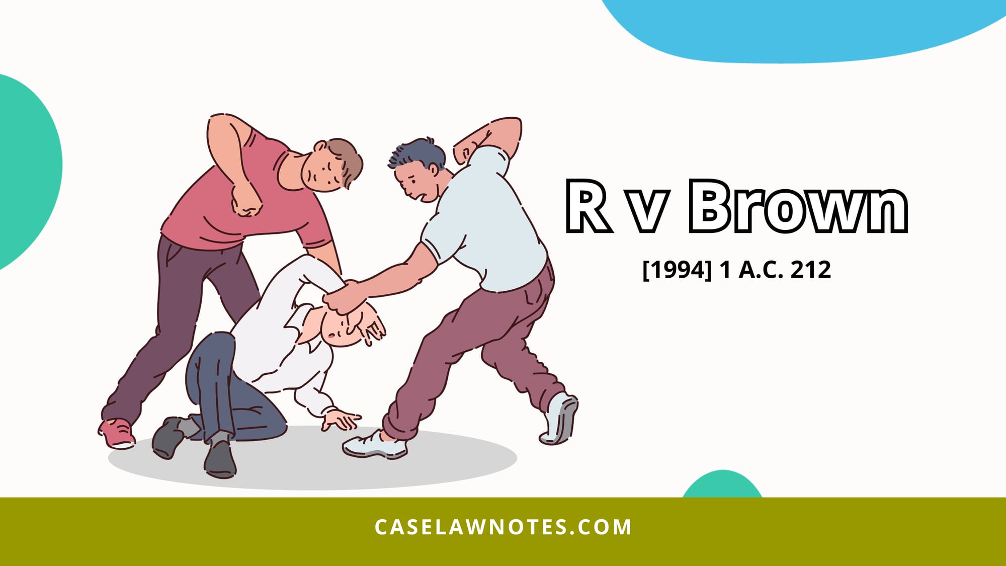 R v Brown - sadomasochistic - consent - mens rea - grievous bodily harm - actual bodily harm 