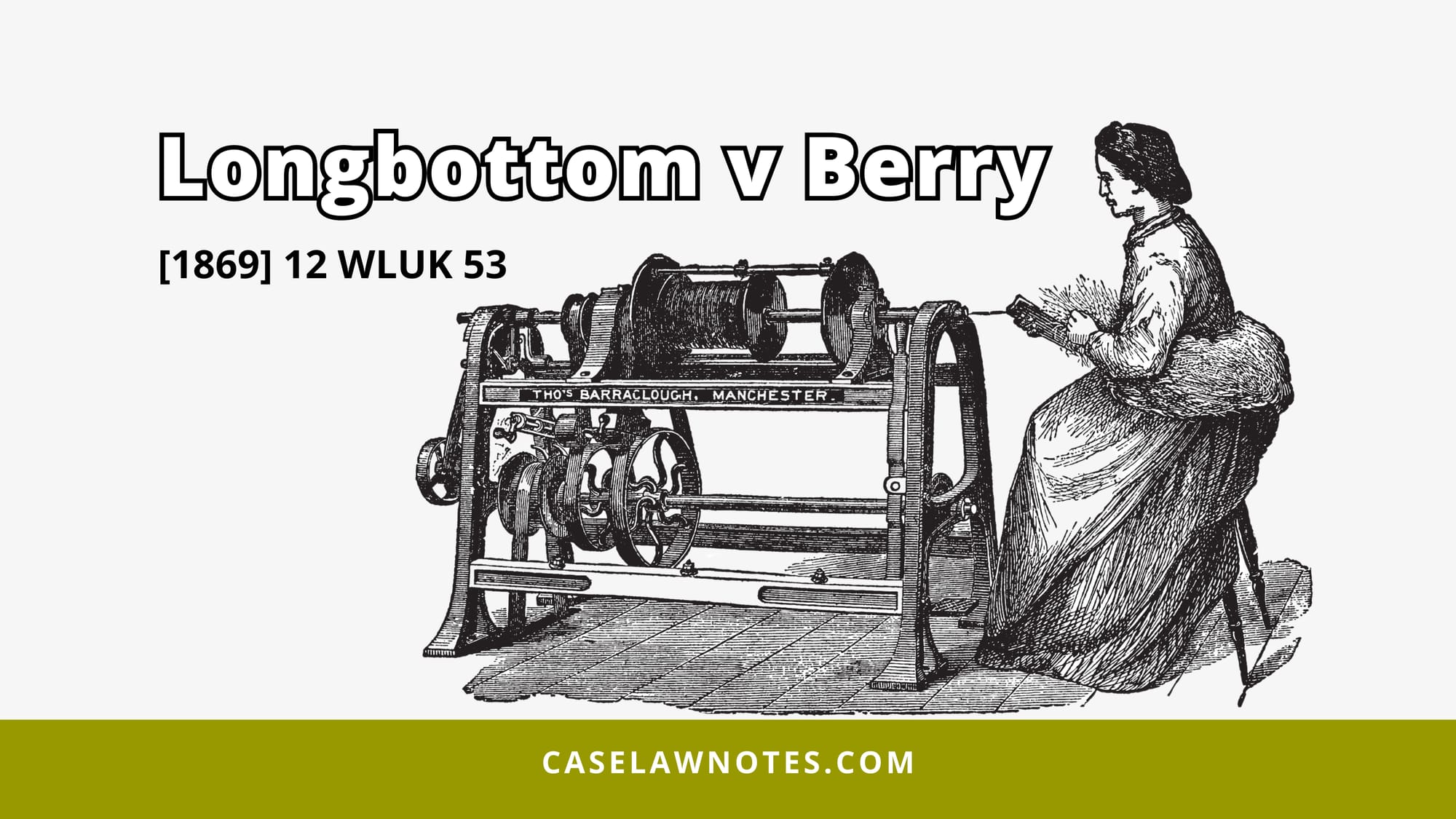 Longbottom v Berry - chattels v land - fixtures - attachment - movable property - equitable mortgage